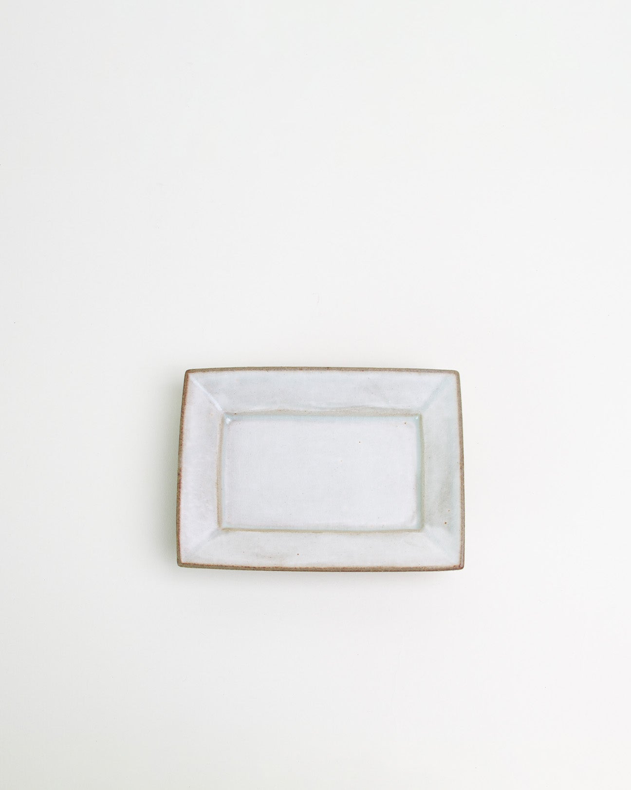 Square Dessert Plate White