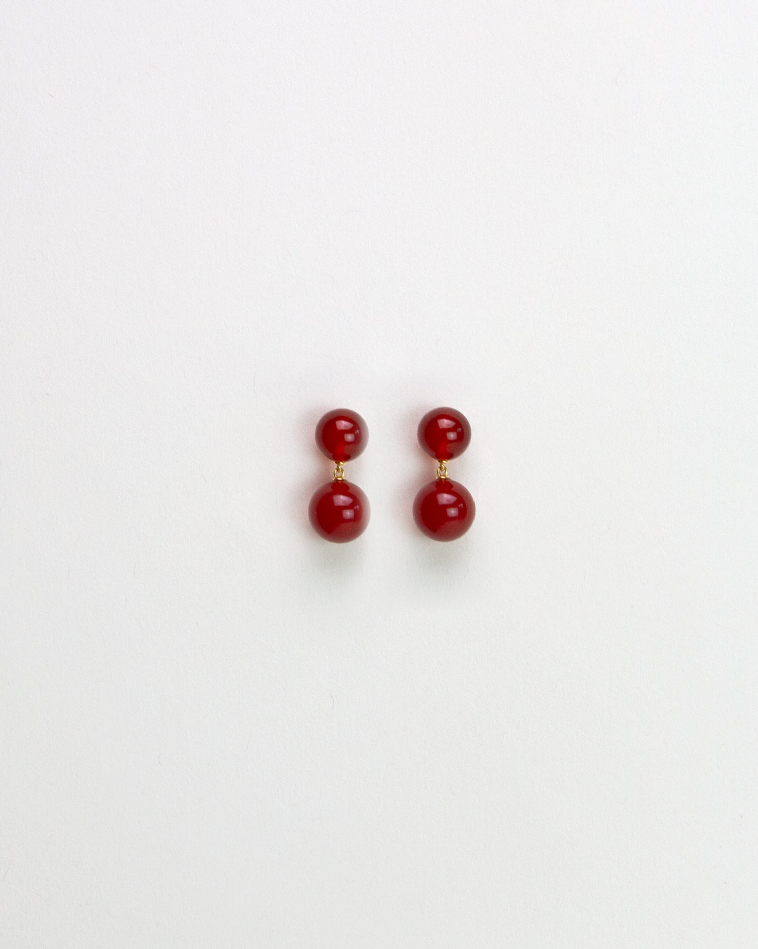 The Hannah Earrings Red