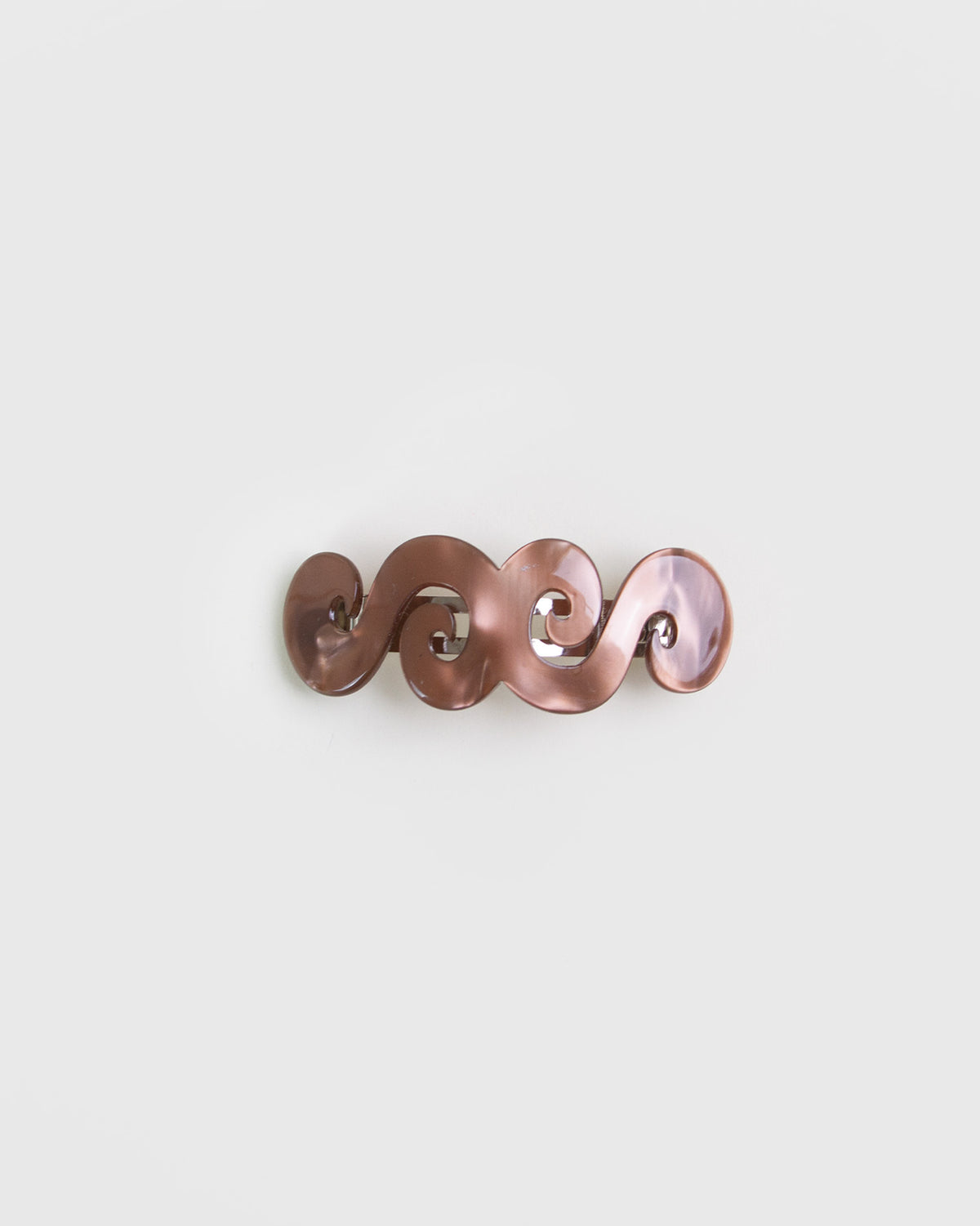 Cheyenne French Barrette Brown