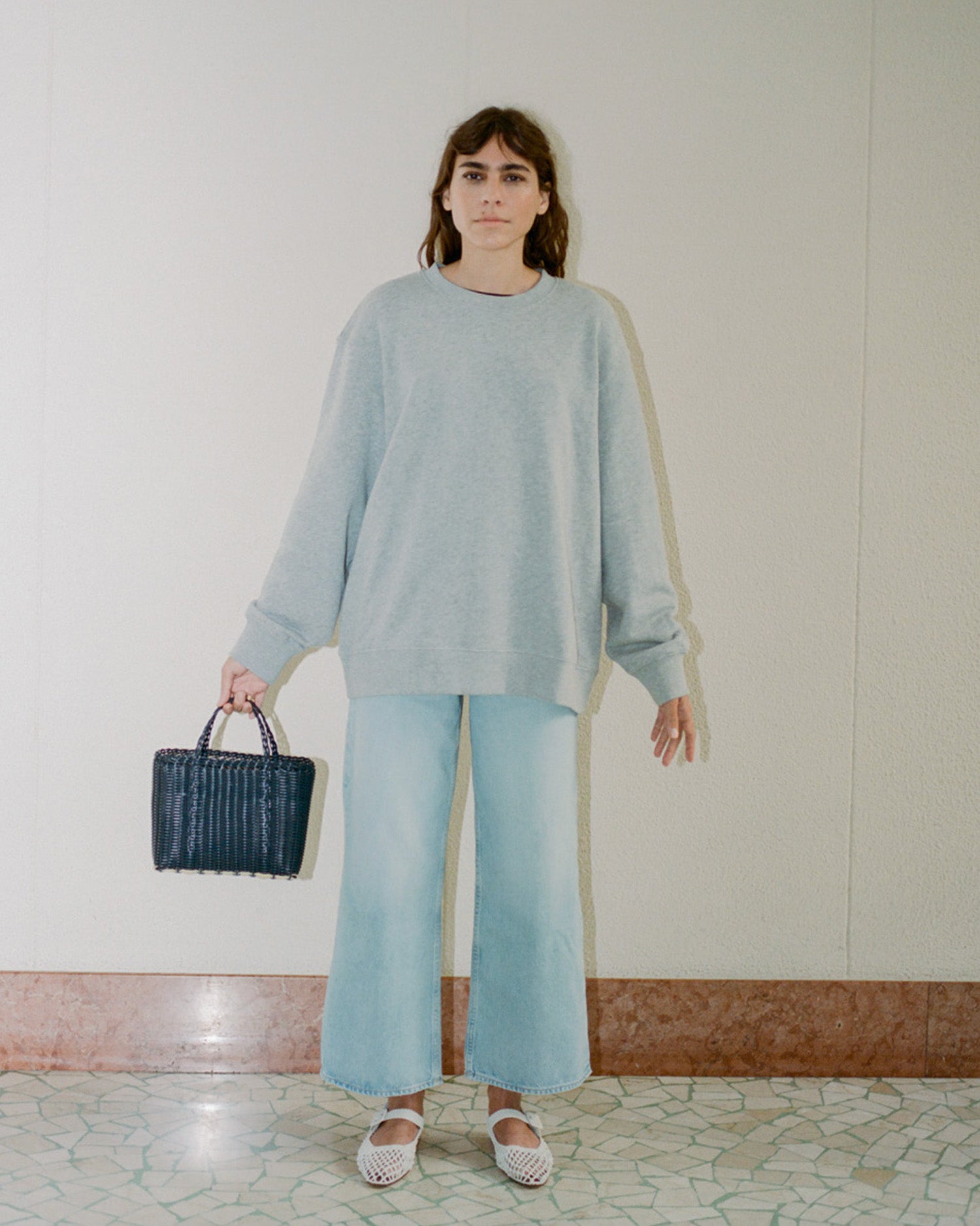 Mini Tote, Midnight Blue