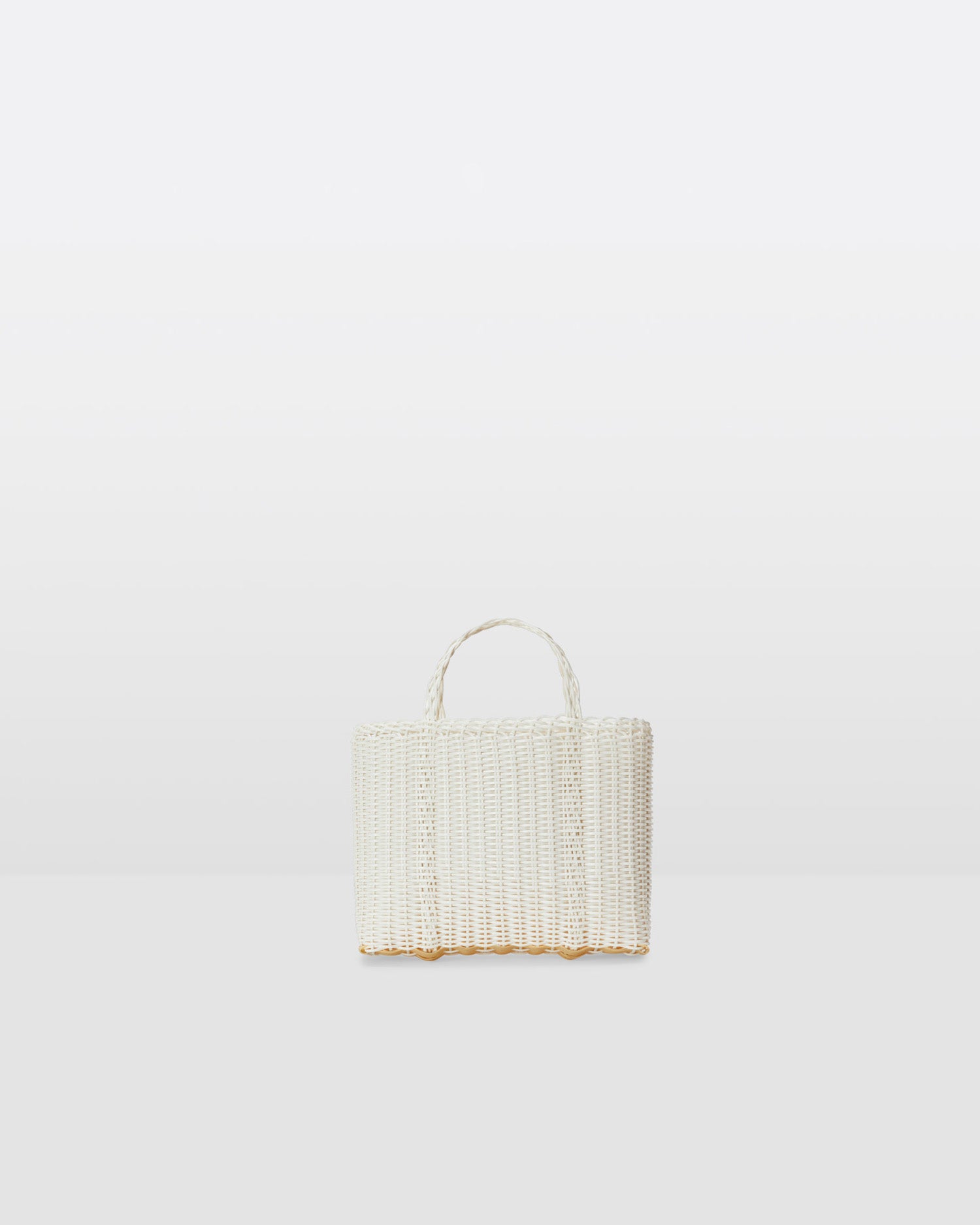 Mini Tote, White