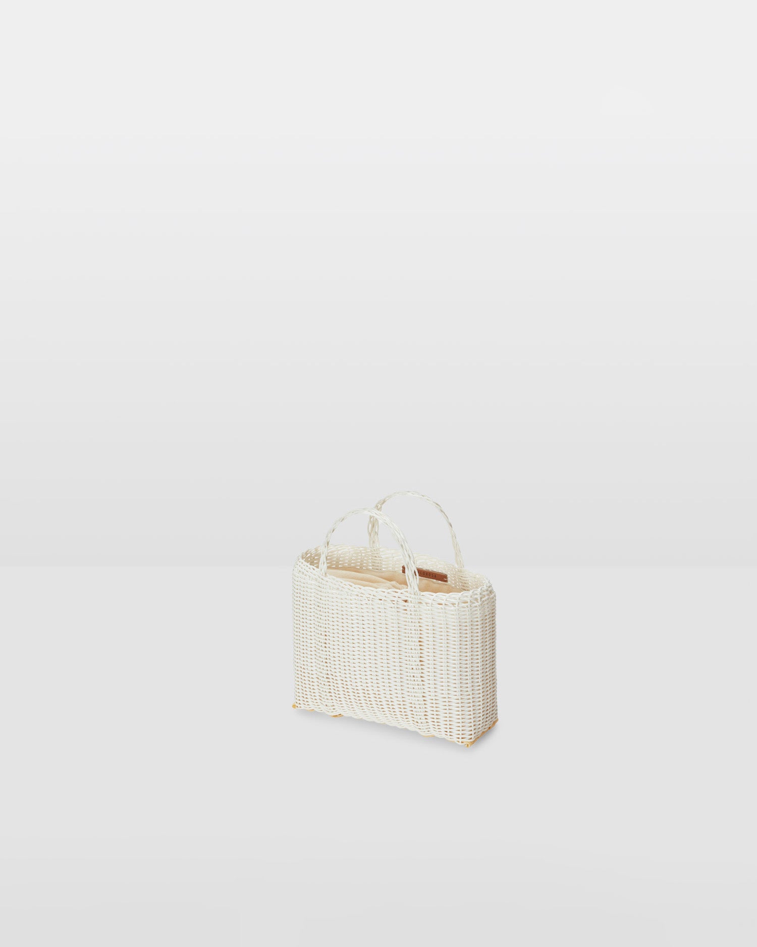 Mini Tote, White