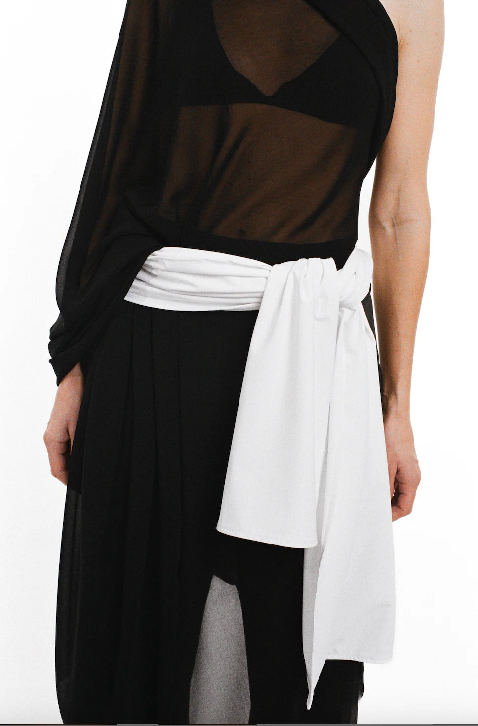 Stretch Scarf Bianco