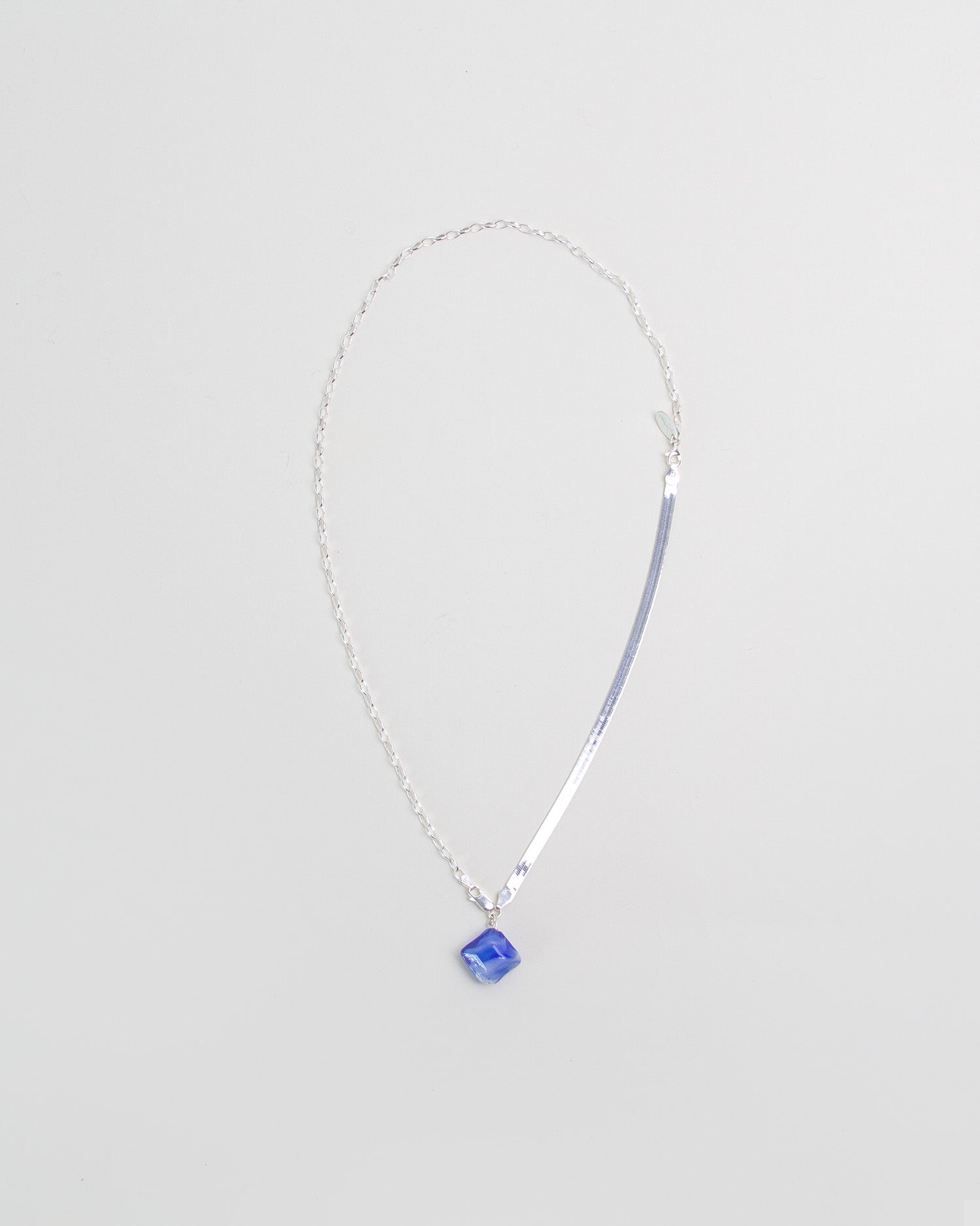 High on Hope Alta Necklace Blue Murano Glass