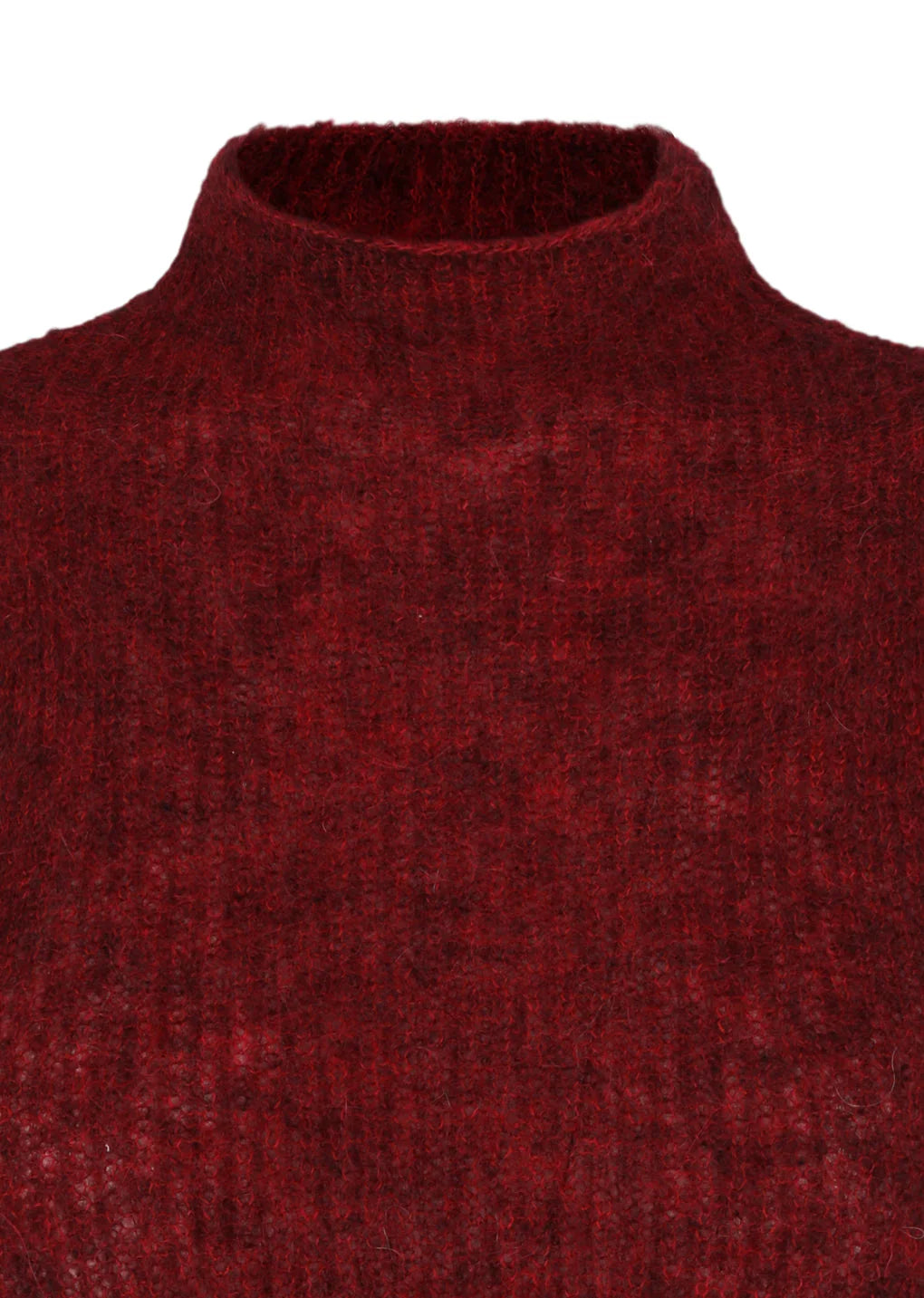 Sheer sSleeveless Top, Red