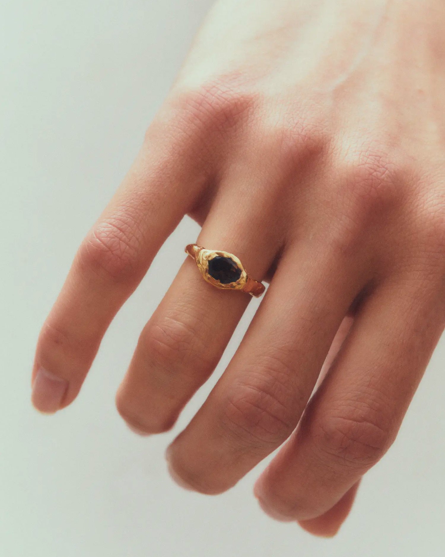 Faro Ring Gold Brown