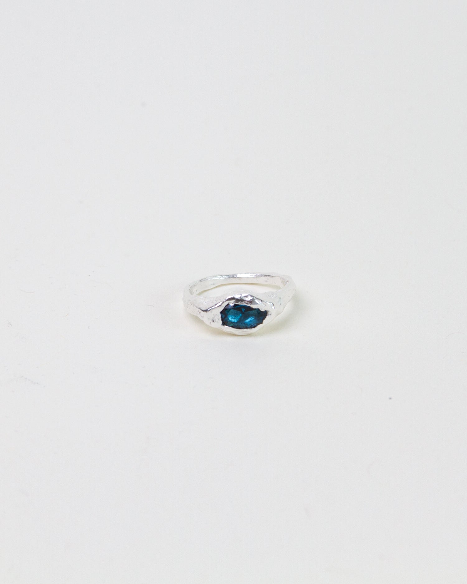 Faro Ring Silver Blue