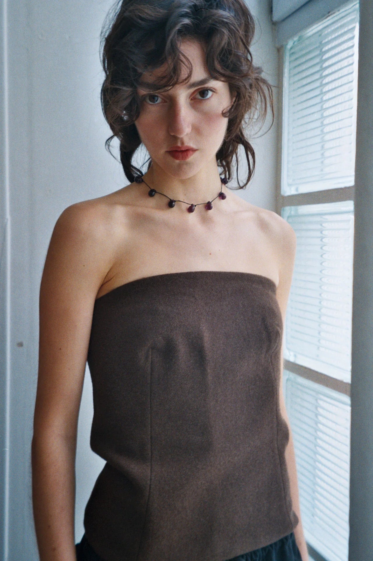 Noué Necklace Purple/ Black