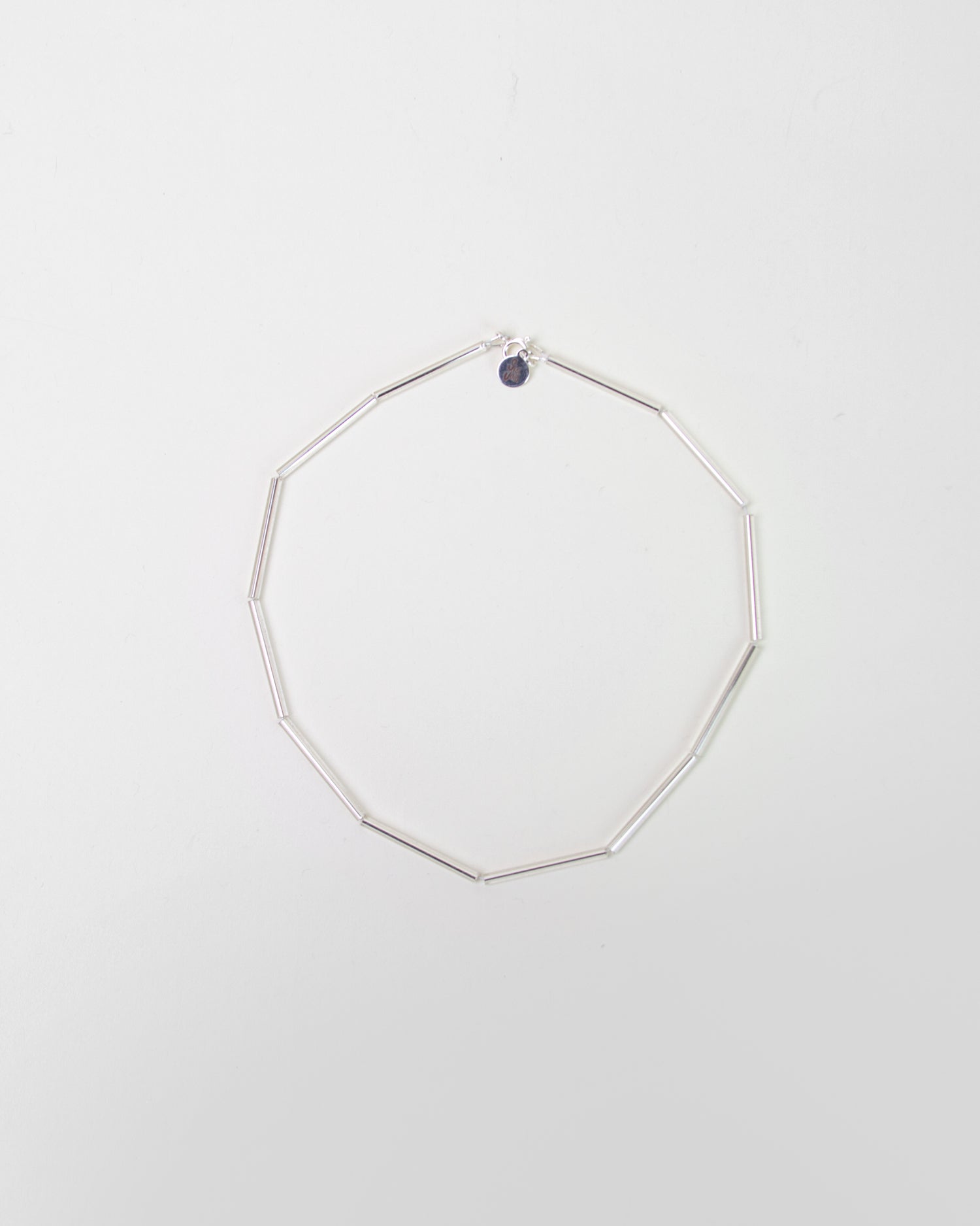 Tube Necklace Silver