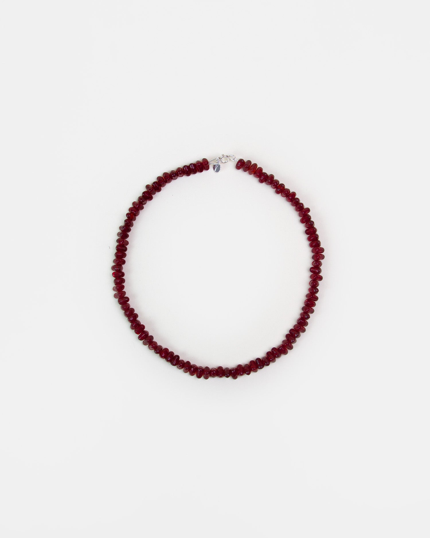 Caillou Necklace Grenat – BOMI