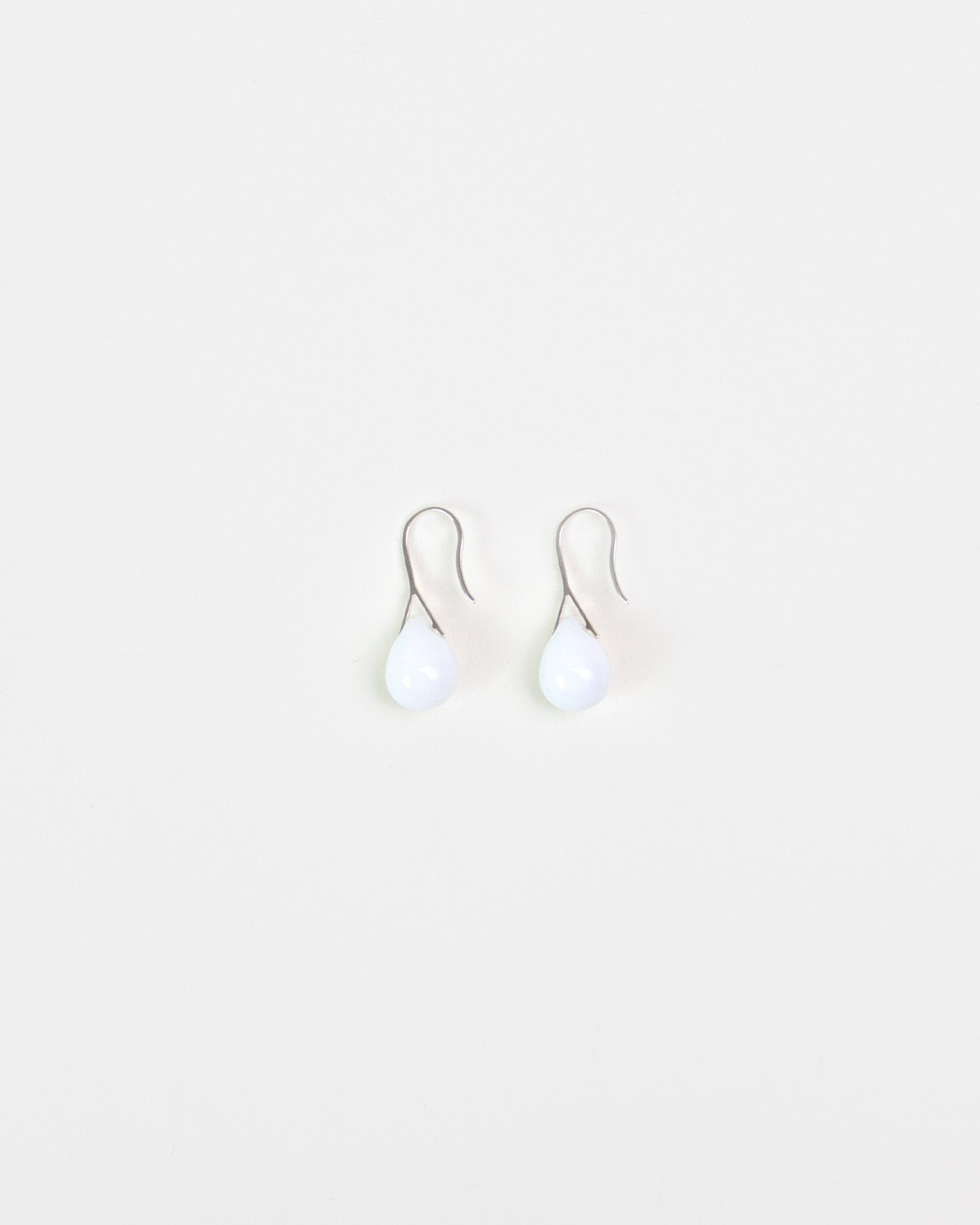 Gota Mini Earrings Blanc