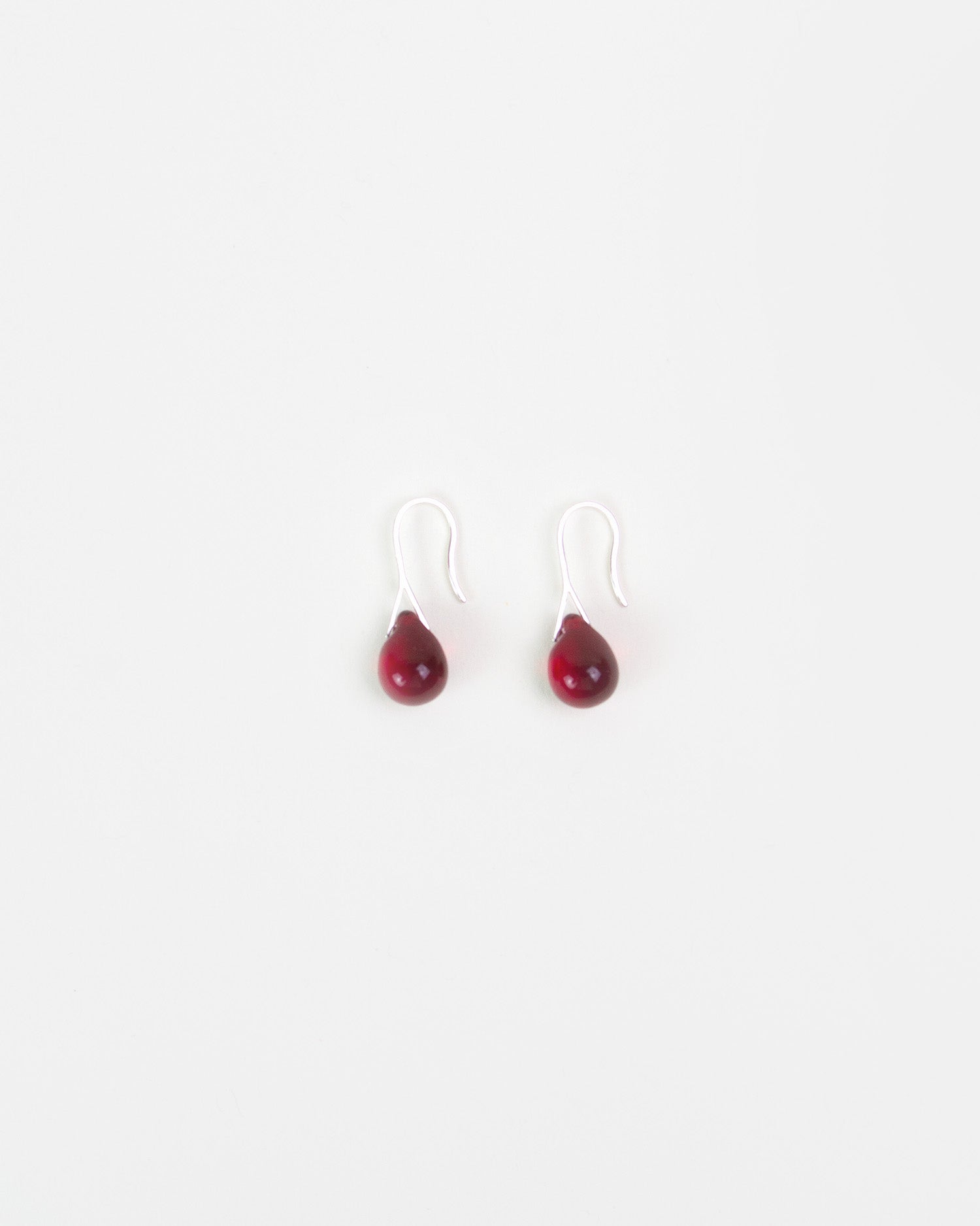 Gota Mini Earrings Grenat