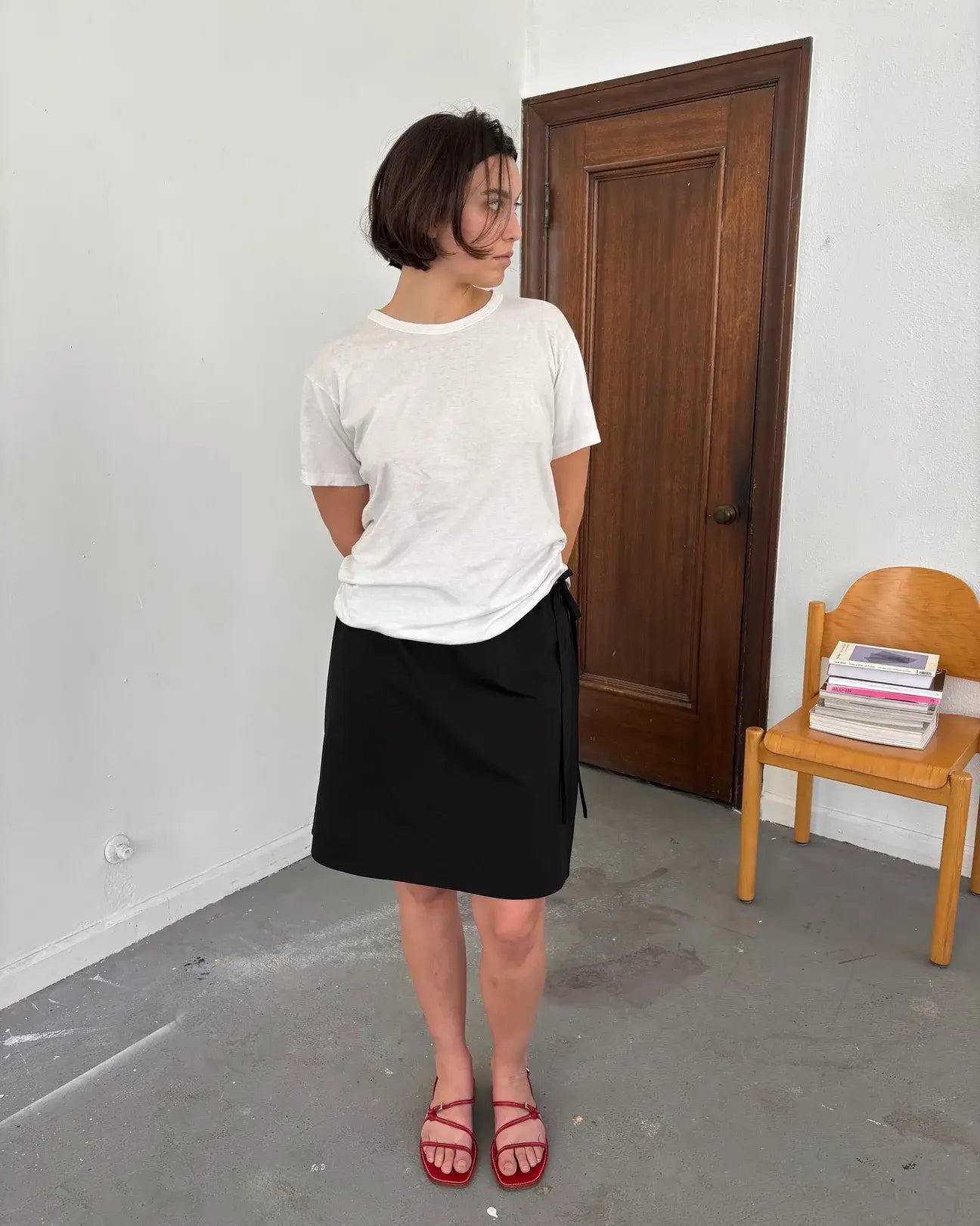 Straight Skirt Black
