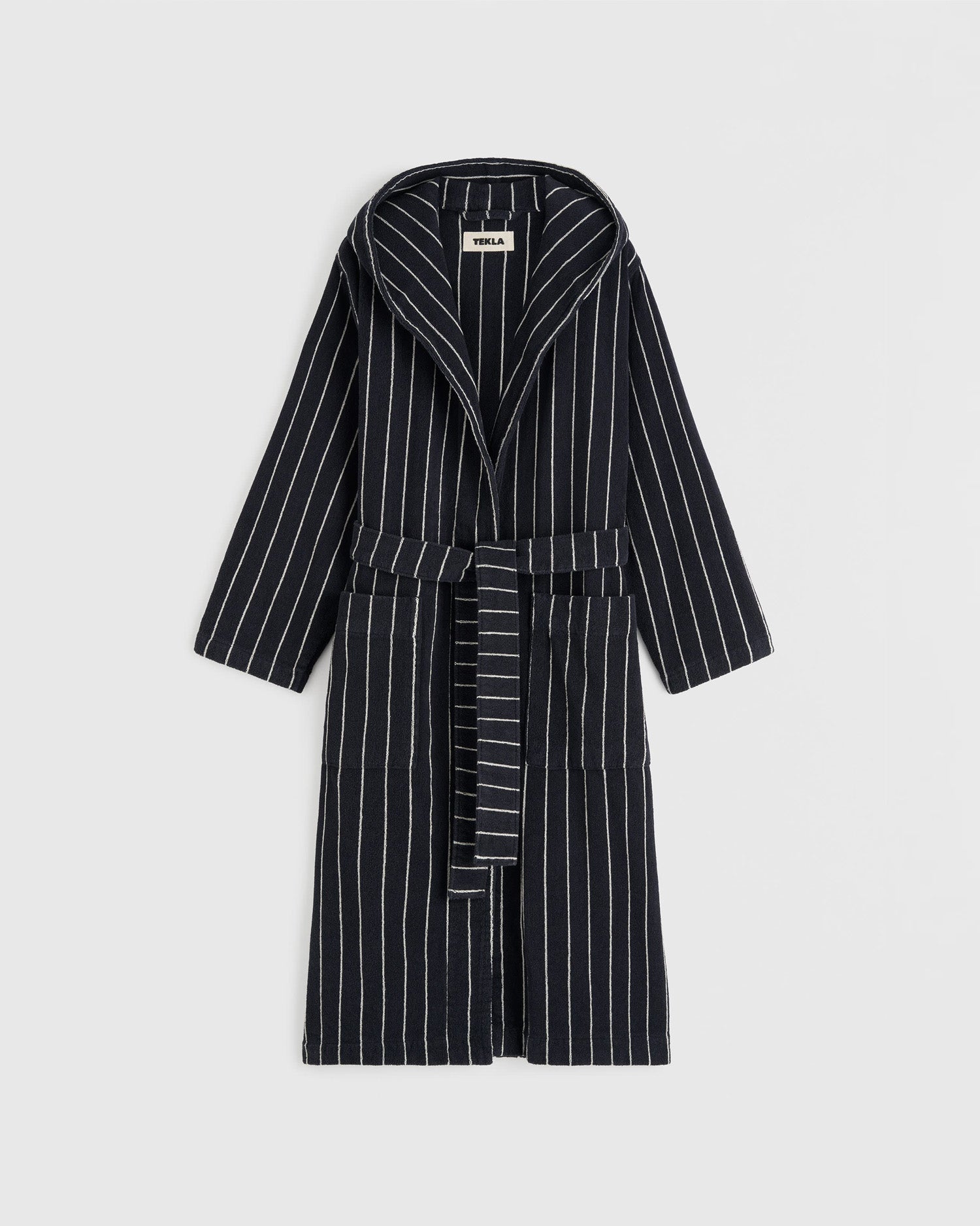Terry Hooded Bathrobe Antwerp Stripes