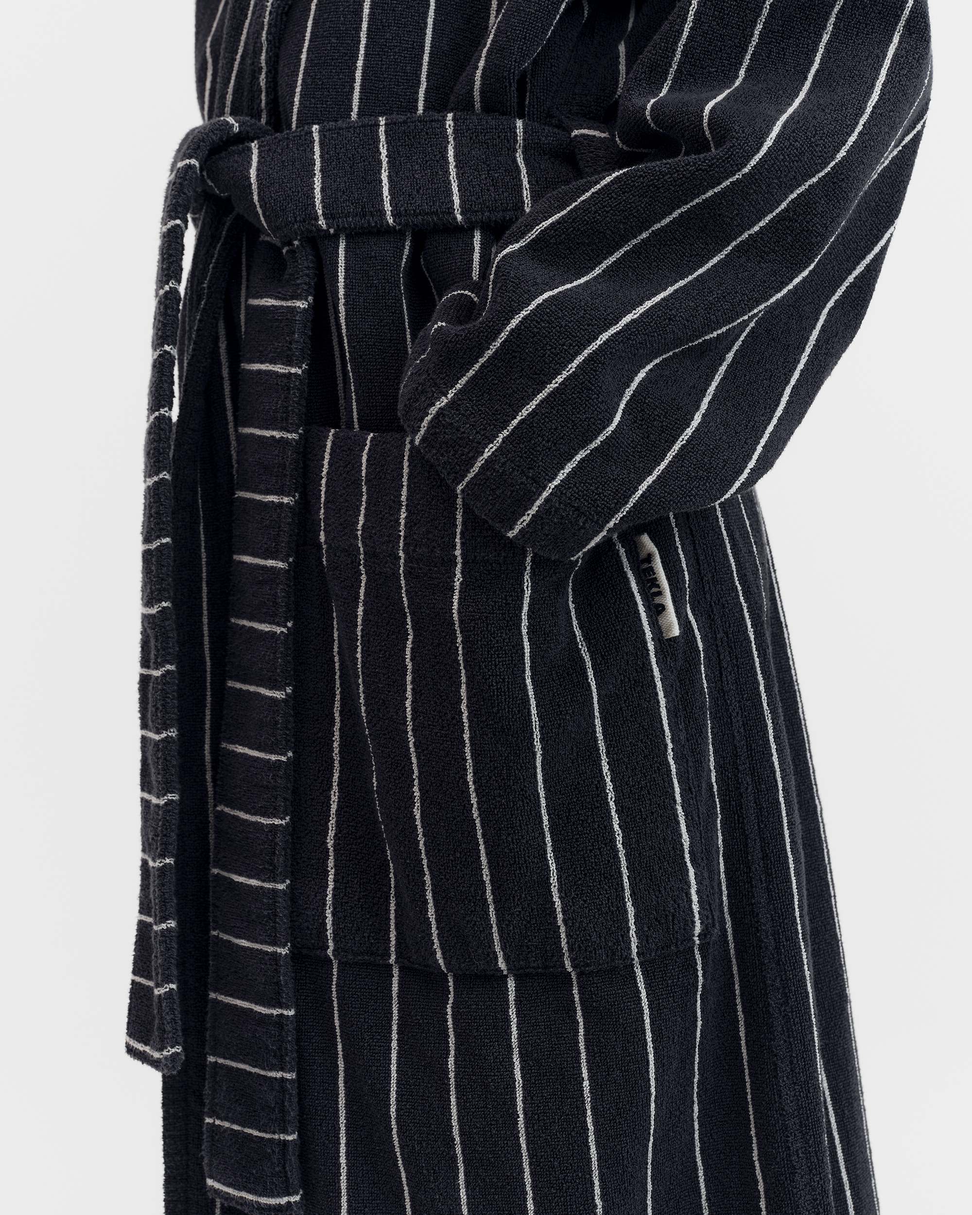 Terry Hooded Bathrobe Antwerp Stripes