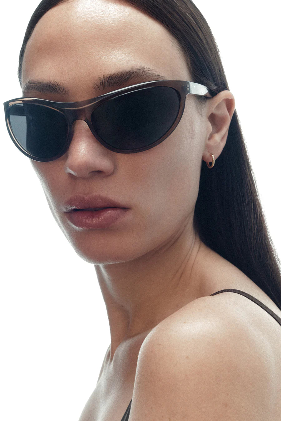 The Lex Crystal Brown & Black