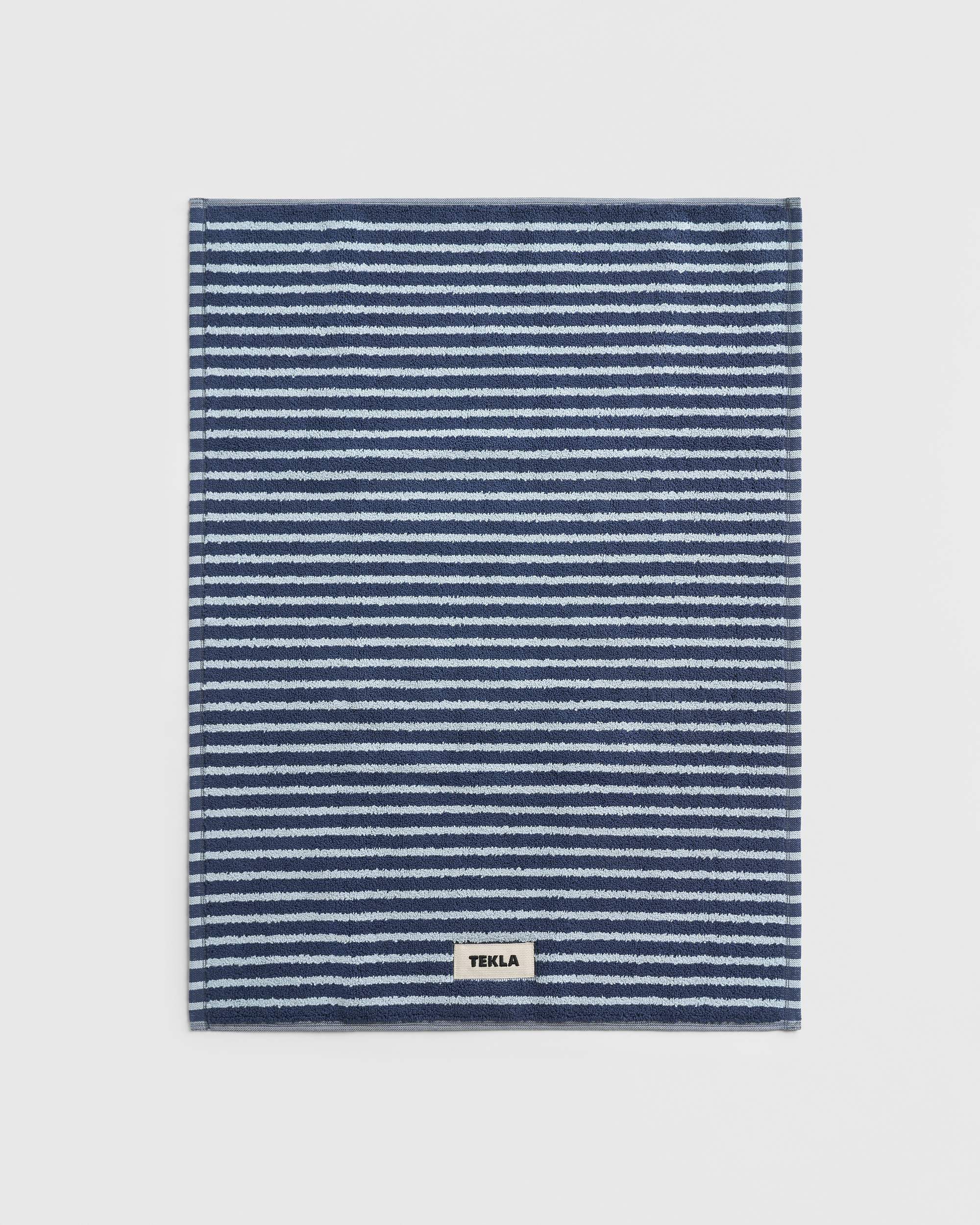 Terry Bath Mat River Stripes