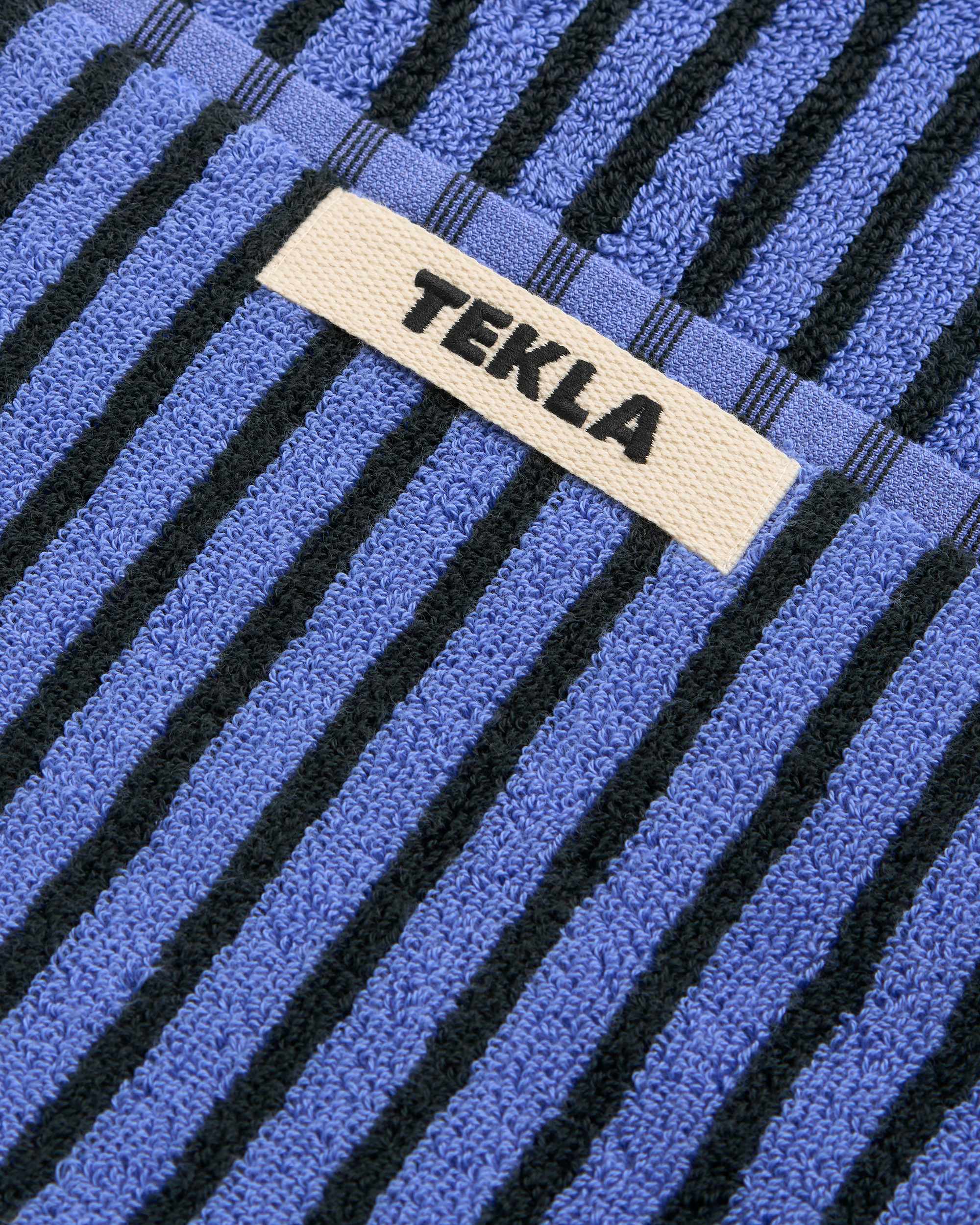 Terry Towels Blue and Black