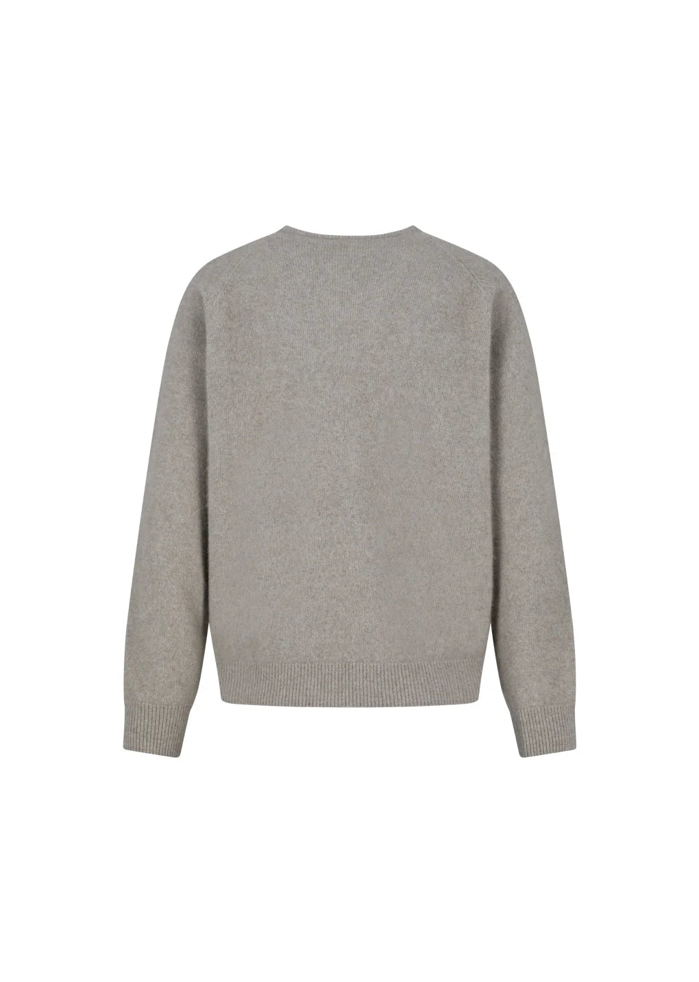 Racoon V-neck Knit Beige