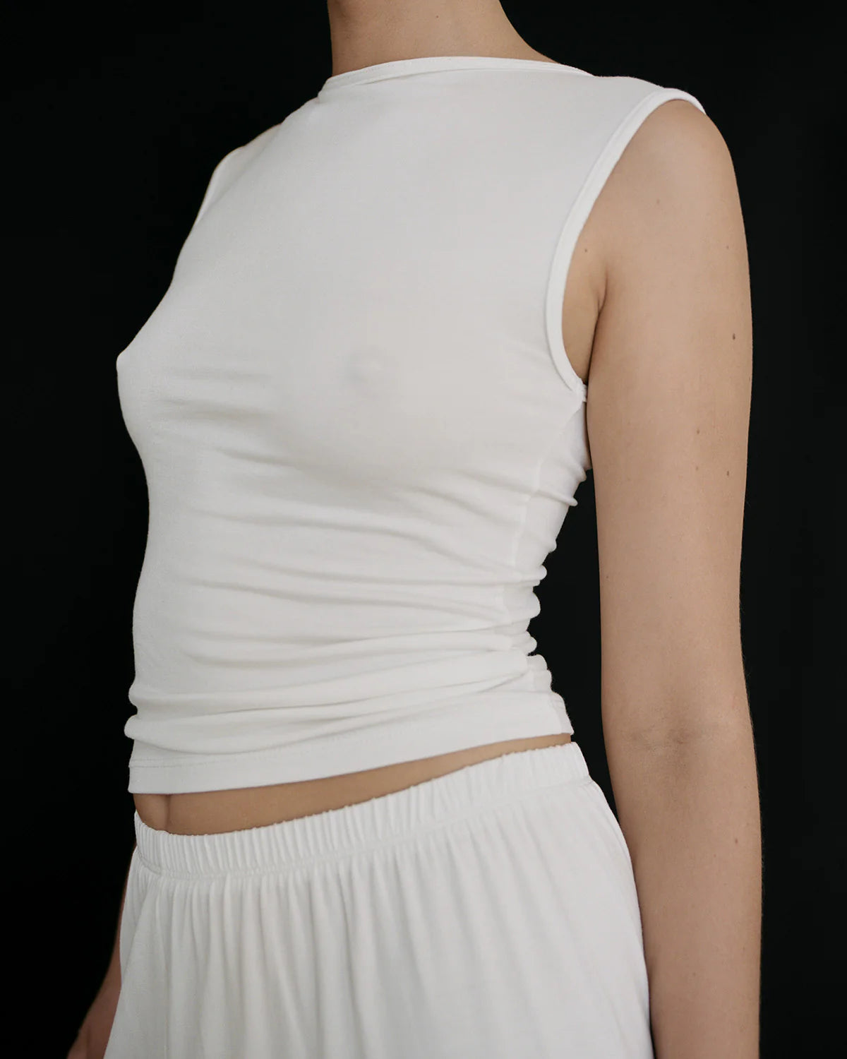 Recline Bateau Sleeveless Natural